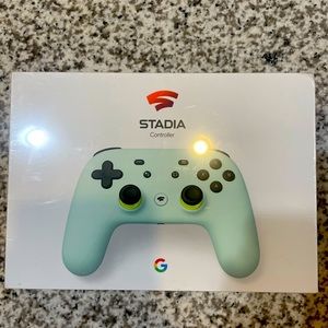 Unopened brand new Google Stadia controller in Wasabi